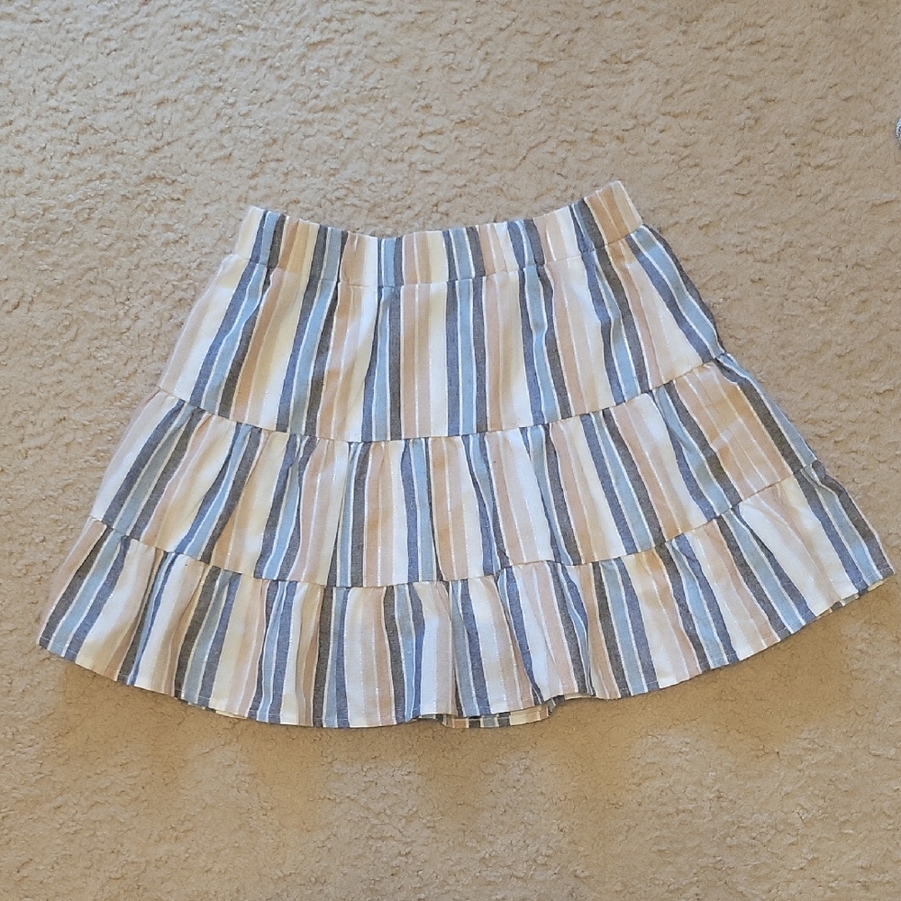 Altar'd State Striped Multi-Color Women's Skirt